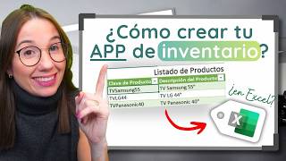 Crear APP de Gestión de Inventario en EXCEL control de existencias stock mínimo DESCARGA Archivo [upl. by Leihcar]