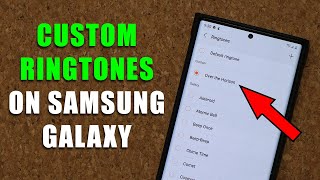 How to Set ANY Song as Custom Ringtone on your Samsung Galaxy Smartphone [upl. by Pavla]