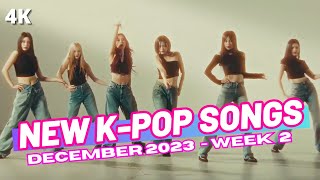 NEW KPOP SONGS  DECEMBER 2023 WEEK 2 [upl. by Jarib]