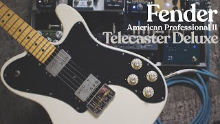 Fender American Professional II Telecaster Deluxe  ReviewDemo [upl. by Elacsap]