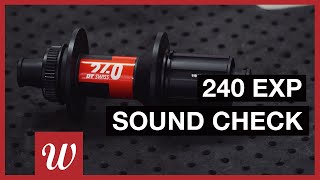 DT Swiss 240 EXP Hub Sound [upl. by Emylee]