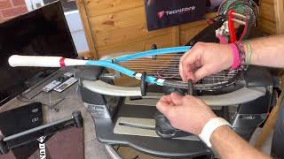 Squash Racket Stringing  ATW [upl. by Enram]