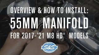 Overview amp How to Install  55mm Performance Manifold for 1721 M8 HD® models [upl. by Crain]