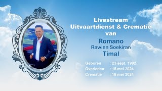 Livestream Uitvaartdienst van Romano Timal [upl. by Paver]