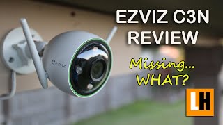 EZVIZ C3N Review  Unboxing Features Setup Settings Installation Video Quality [upl. by Annaegroeg]