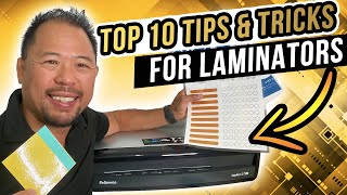 Top 10 Amazing Laminator Tips and Tricks  EdTchoi [upl. by Aicirtac866]