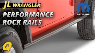 Mopar Jeep Performance Rock Rails Review for Jeep Wrangler JL [upl. by Raoul]