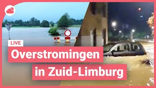 LIVE Overstromingen in ZuidLimburg [upl. by Reifel]