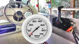 How To Install A Tachometer On A Outboard Motor [upl. by Atteirneh124]