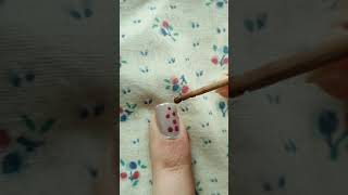 Easy nail art using toothpick 💅💅💅 [upl. by Peppel]