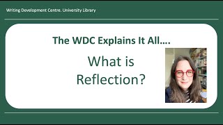 The WDC explains What is reflection [upl. by Anileba]