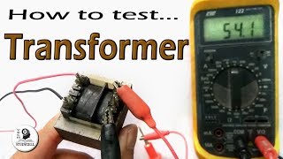 How to test a Transformer using digital multimeter [upl. by Niggem]