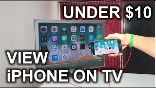 How to View your iPhone on a TV  HDMI Cable [upl. by Divd]