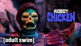 Skeletor leases Snake Mountain  Robot Chicken  Adult Swim [upl. by Enywtna]