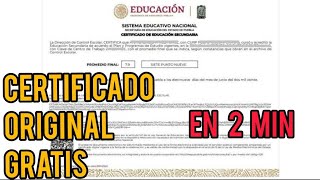 Como Descargar Certificado original Legalizado Secundaria Bachillerato Prescolar Primaria Gratis [upl. by Eniamert]