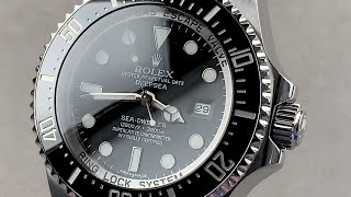 Rolex SeaDweller Deepsea 116660 Rolex Watch Review [upl. by Yssirhc240]