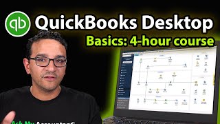 Introduction to QuickBooks Desktop  4hr Full Tutorial [upl. by Norine]