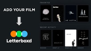 How to add your film to Letterboxd [upl. by Symons373]