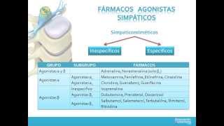 FARMACOS AGONISTAS SIMPÁTICOS [upl. by Ruel]