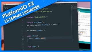 PlatformIO  Using External Libraries [upl. by Akehsat]