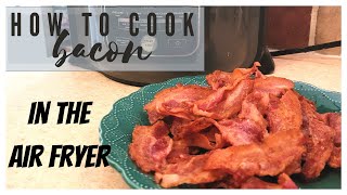 How to cook bacon in the Ninja Foodi  Cooking Bacon in the Air Fryer [upl. by Thomsen]