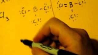 Lewis Dot Structure of BCl3 Boron TriChloride [upl. by Joash]