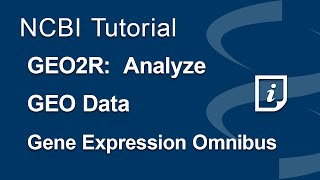 GEO2R Analyze GEO Data [upl. by Airebma]