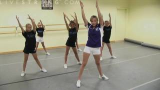 How to Do Cheerleading Dance Combinations [upl. by Anerdna99]