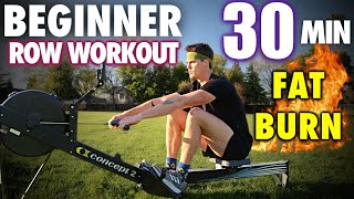 The BEST 30Minute Beginner Rowing Workout FOLLOW ALONG [upl. by Cutcliffe973]