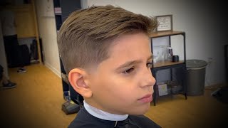 Young Boys Haircut Tutorial WILL GROW OUT NICELY [upl. by Bertie]