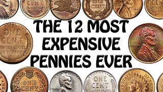 The 12 Most Expensive Pennies In US History [upl. by Sitra]