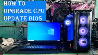 How to upgrade a CPU and update BIOS [upl. by Jutta]