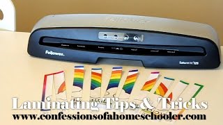 Laminating Tips amp Tricks [upl. by Assennej]