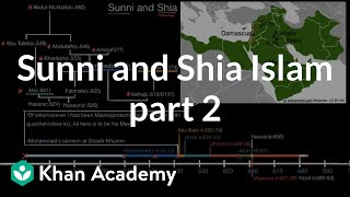 Sunni and Shia Islam part 2  World History  Khan Academy [upl. by Bette]