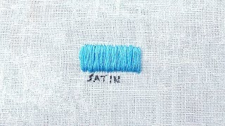 How to do a Satin Stitch [upl. by Renraw]