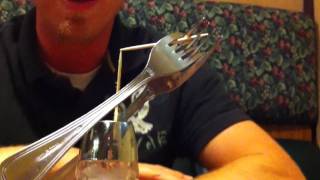 Balancing Forks on the Tip of a Toothpick Trick [upl. by Enoved]