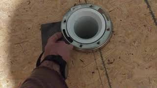 Correct Toilet Flange Installation [upl. by Nirat71]