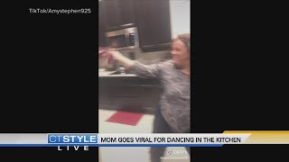 Today’s Dish Mom goes viral for dancing in the kitchen [upl. by Aremaj115]