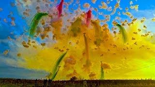 Amazing Daytime Fireworks in Italy [upl. by Aninahs]