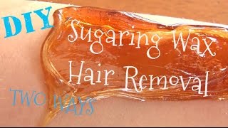 DIY ♥ Sugaring Wax Recipe and Tutorial [upl. by Lemrej]