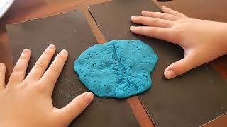 Tectonic Plates Demonstration Play Doh [upl. by Notsud913]