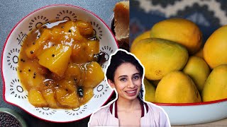 How To Make South Indian Style Mango Chutney  Sweet and Spicy Mango Chutney Recipe [upl. by Anih266]