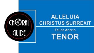 Alleluia Christus Surrexit  TENOR  F Anerio [upl. by Jaycee]