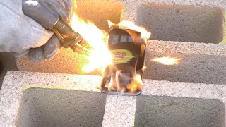 iPhone 6 Meets 6000ºF Torch Test [upl. by Kurtzman]