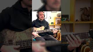 Easy Slap Riff in Gm bass bassplayer slap slapbass fodera foderabass [upl. by Wheaton143]