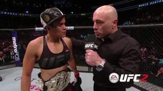 UFC 207 Amanda Nunes Octagon Interview [upl. by Hawker816]