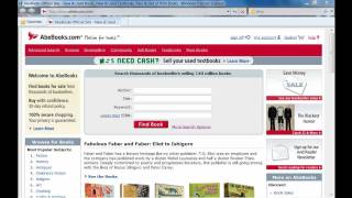 AbeBookscom Help  How to Place an Order [upl. by Gamali]