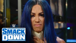 Bayley blindsides Sasha Banks’ interview SmackDown Sept 18 2020 [upl. by Sparks64]