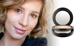 Mac Studio Fix Powder Plus Foundation Review  Professional Technique on How to Use It [upl. by Gladis]