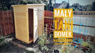 JAK ZROBIĆ MAŁY TANI DOMEK NARZĘDZIOWY  HOW TO MAKE A SMALL AND CHEAP TOOL HOUSE [upl. by Kohcztiy]